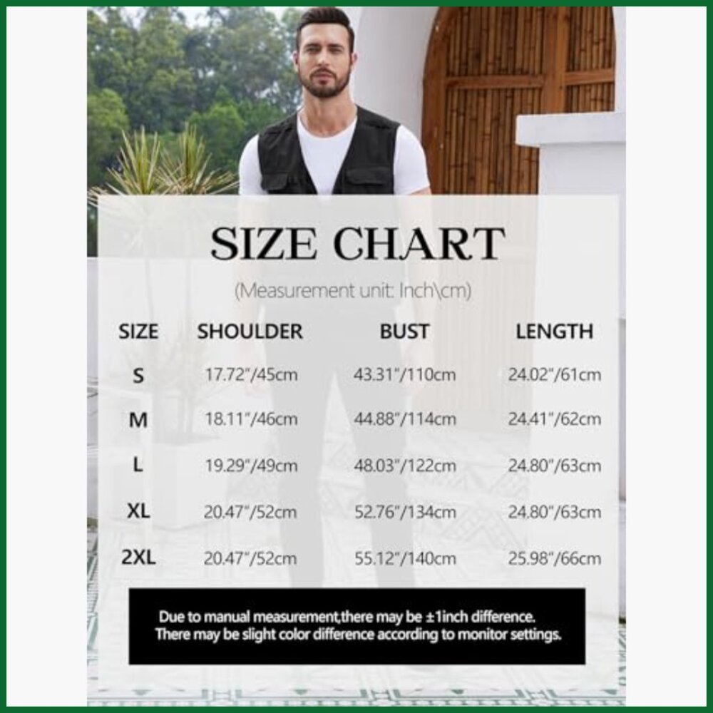Lightweight Nylon Mesh Fishing Vest with Multi-Pockets, Zipper Front - Picture 5 of 7